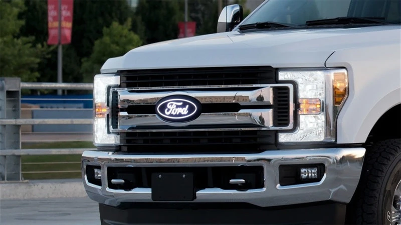 Putco 17-19 Ford SuperDuty Front Luminix Ford LED Emblem - W/ Camera CutOut 4 Putco 17-19 Ford SuperDuty Front Luminix Ford LED Emblem - W/ Camera CutOut - Image 2