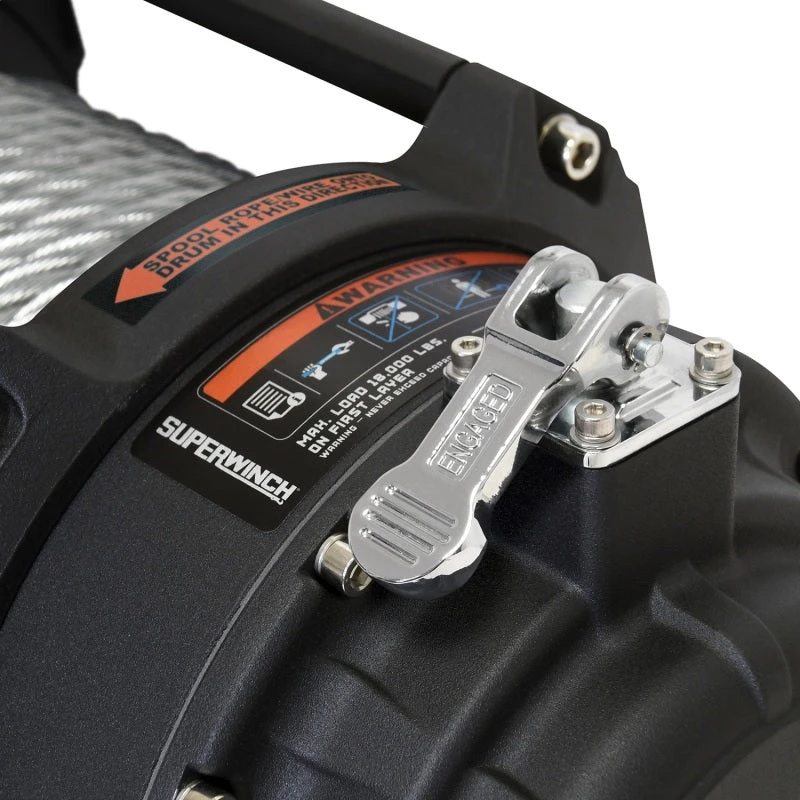 Superwinch 18000 LBS 12V DC Wire Rope Tiger Shark Winch 8 Superwinch 18000 LBS 12V DC Wire Rope Tiger Shark Winch - Image 6