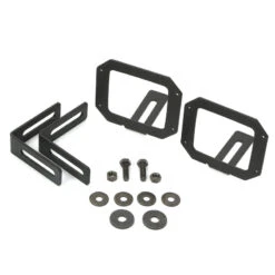 Rugged Ridge Jeep Wrangler JK Square LED Light Mount Brackets -Esptruck Shop b17982883ff6441f01fe7cf2309f45a1