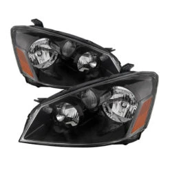 Spyder Xtune Nissan Altima 05-06 Halogen Model Only OEM Style Headlights Black HD-JH-NA05-OE-BK