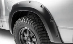 Bushwacker 19-22 Dodge Ram 1500 Pocket Style Rear Flares 2pc - Black -Esptruck Shop b2641758495bbadd16301410cae843c4