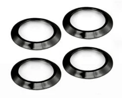 Rugged Ridge AC Vent Bezels Black Jeep Wrangler JK