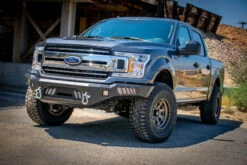 DV8 Offroad 2018+ Ford F-150 Front Bumper W/ Light Holes -Esptruck Shop b34ad8a593a8f48487013b77a701f803