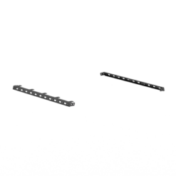 Road Armor TRECK Dual Upper 6-1/2ft Bed Accessory Rail & 5-Light Mounts - Tex Blk (Pair)