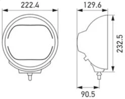 Hella Rallye 4000 LED Driving Lamp Flood Beam 12/24V -Esptruck Shop b4cbf07ba406983d15292e373059e2f8