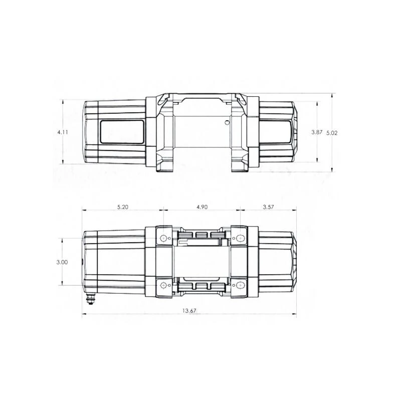 Superwinch 3500 LBS 12V DC 7/32in X 40ft Synthetic Rope Hawse Fairlead SP 35SR Winch 12 Superwinch 3500 LBS 12V DC 7/32in X 40ft Synthetic Rope Hawse Fairlead SP 35SR Winch - Image 10
