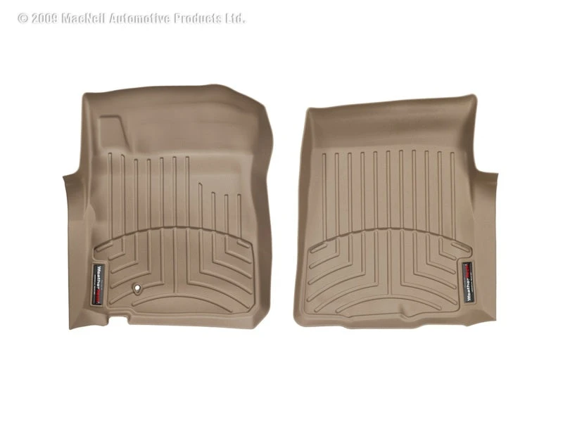 WeatherTech Ford F150 Super Cab Front FloorLiner - Tan 4 WeatherTech Ford F150 Super Cab Front FloorLiner - Tan - Image 2