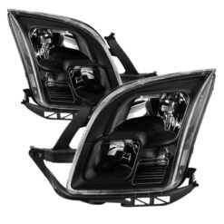 Spyder XTune Ford Fusion 2006-2009 OEM Style Headlights -Black HD-JH-FFUS06-AM-BK