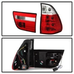 Spyder BMW E53 X5 00-06 4PCS Euro Style Tail Lights- Red Clear ALT-YD-BE5300-RC -Esptruck Shop badcf5dfa43f944e0b0c47ab2fff9580