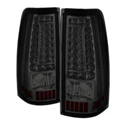 Spyder Xtune Chevy Silverado 1500-2500-3500 03-06 C-Shape LED Tail Lights Smoke ALT-ON-CS03-G2-LED-SM