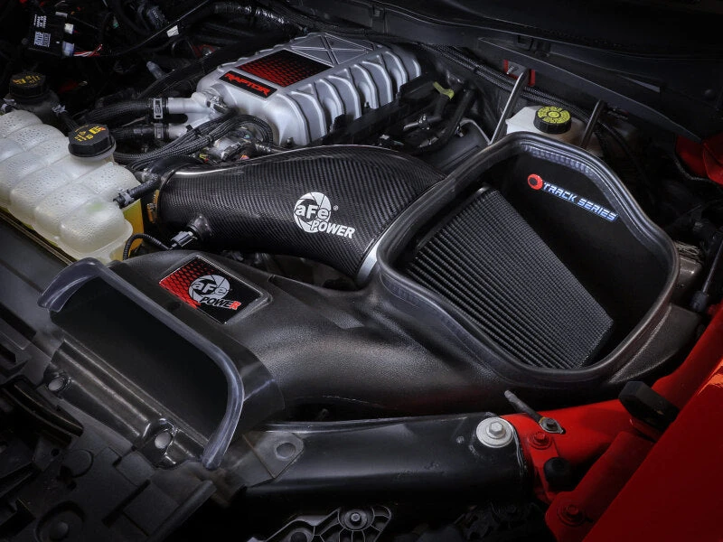 AFe 23-24 Ford F150 Raptor R V8 5.2L Supercharged Track Series Air Intake W/ Black PDS Filter 4 AFe 23-24 Ford F150 Raptor R V8 5.2L Supercharged Track Series Air Intake W/ Black PDS Filter - Image 2