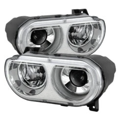 Spyder Xtune Dodge Challenger 08-14 Xenon Hid Model Only Projector Headlamps Chrome HD-JH-DCHAL08-HID-C