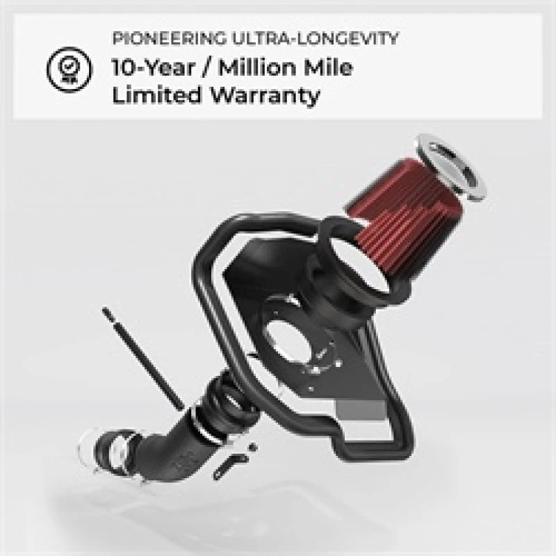 K&N Camaro 6.2L V8 Polished Typhoon Short Ram Intake 7 K&N Camaro 6.2L V8 Polished Typhoon Short Ram Intake - Image 5