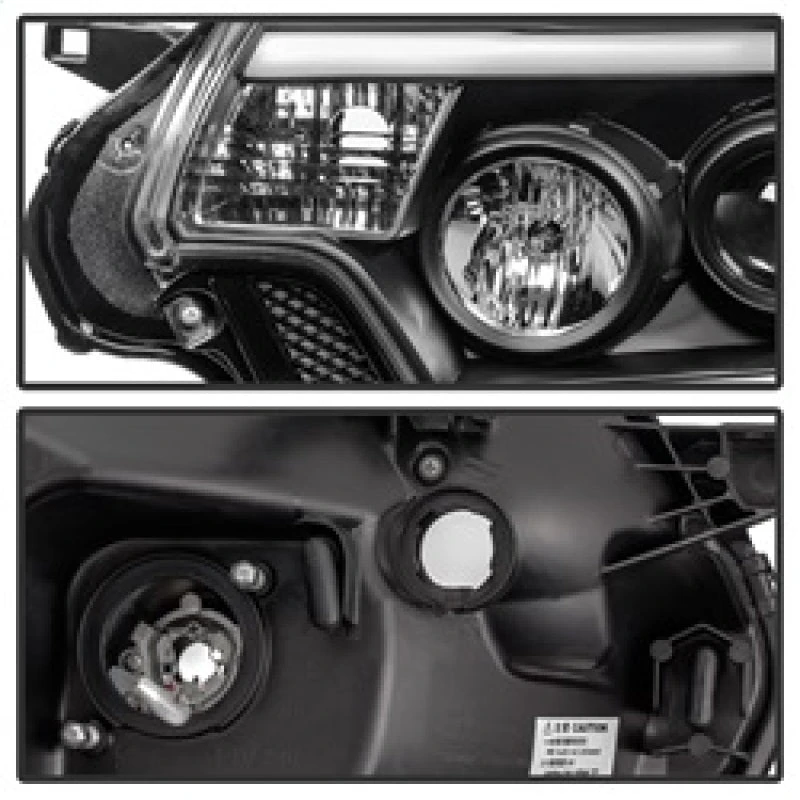 Spyder Toyota Tacoma 12-15 Projector Headlights Light Bar DRL Black PRO-YD-TT12-LBDRL-BK 18 Spyder Toyota Tacoma 12-15 Projector Headlights Light Bar DRL Black PRO-YD-TT12-LBDRL-BK - Image 16