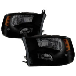 Spyder XTune Dodge Ram 1500 09-17 (Non-LED) OEM Style Headlights - Black Smoked HD-JH-DR09-QU-BSM