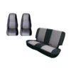 Rugged Ridge Seat Cover Kit Black/Gray Jeep CJ/YJ 2 Rugged Ridge Seat Cover Kit Black/Gray Jeep CJ/YJ -Esptruck Shop c301eee5de71ce61947f8e55aea8d38e