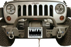 Tuffy Flip-up License Plate Holder For Winch Roller Fairlead 01Black