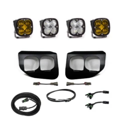 Baja Designs Ford Super Duty (20-On) Fog Lights FPK Amber SAE/Sport DC Baja Designs W/Upfitter