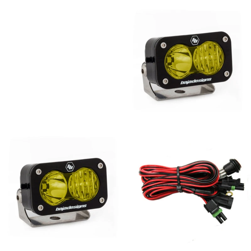 Baja Designs S2 Pro Wide Cornering Pair - LED Amber 3 Baja Designs S2 Pro Wide Cornering Pair - LED Amber
