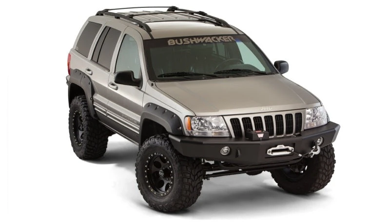 Bushwacker 99-04 Jeep Grand Cherokee Cutout Style Flares 4pc - Black 14 Bushwacker 99-04 Jeep Grand Cherokee Cutout Style Flares 4pc - Black - Image 12