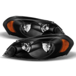 Spyder Xtune Chevy Impala 06-13 Monte Carlo 06-07 Crystal Headlights Black HD-JH-CIM06-AM-BK