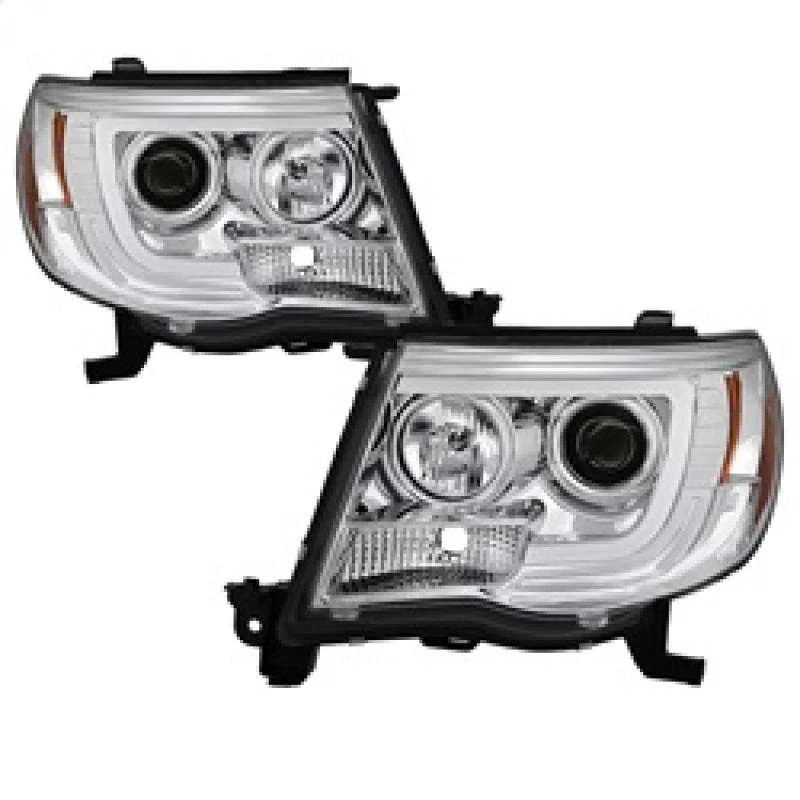 Spyder Toyota Tacoma 05-11 Projector Headlights - Light Bar DRL - Chrome PRO-YD-TT05V2-LB-C 3 Spyder Toyota Tacoma 05-11 Projector Headlights - Light Bar DRL - Chrome PRO-YD-TT05V2-LB-C