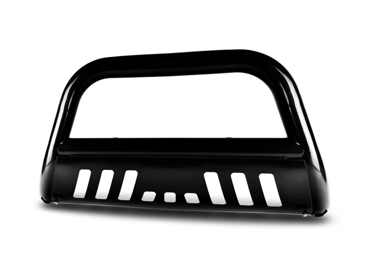 Armordillo 2006-2010 Jeep Commander 3in. Bull Bar Black Bull Guard - W/Skid Plate 4 Armordillo 2006-2010 Jeep Commander 3in. Bull Bar Black Bull Guard - W/Skid Plate - Image 2
