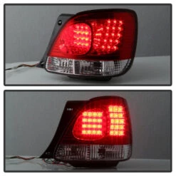 Spyder Lexus GS 300/400 98-05 LED Tail Lights Red Clear ALT-YD-LGS98-LED-RC -Esptruck Shop cd252ff2be04adef6fc40e29dc1499a2
