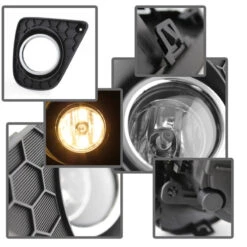 Spyder Honda Accord 2013-2015 2Dr OEM Fog Lights W/Switch- Clear FL-HA2013-2D-C -Esptruck Shop cdb20e790e81ca161f461d9444a76a15