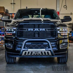 Westin 19+ Ram 2500/3500 Ultimate LED Bull Bar - Textured Black -Esptruck Shop cf66da4f6a704410fd97bfa86454dc08