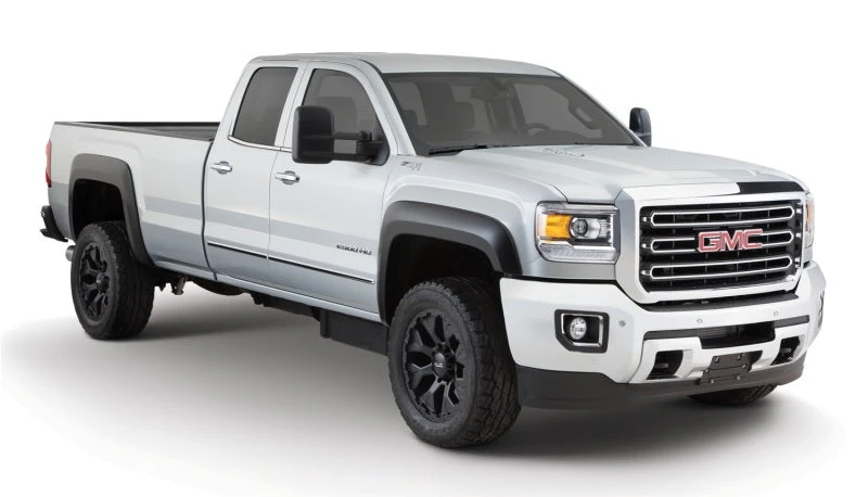 Bushwacker 15-18 GMC Sierra 2500 HD Extend-A-Fender Style Flares 4pc 78.8/97.6in Bed - Black 10 Bushwacker 15-18 GMC Sierra 2500 HD Extend-A-Fender Style Flares 4pc 78.8/97.6in Bed - Black - Image 8