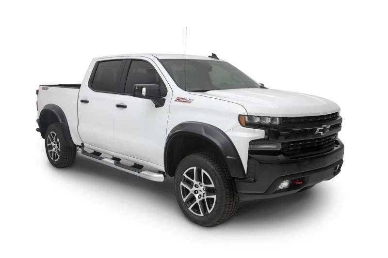 Bushwacker 19-21 Chevrolet Silverado 1500 DRT Style Flares 4pc - Black 6 Bushwacker 19-21 Chevrolet Silverado 1500 DRT Style Flares 4pc - Black - Image 4