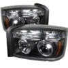 Spyder Dodge Dakota 05-07 Projector Headlights LED Halo Black High H1 Low H1 PRO-YD-DDAK05-BK -Esptruck Shop d372bc4c34fae524341ba788c18665a8