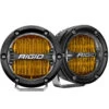 Rigid Industries 360-Series 4in LED SAE J583 Fog Light - Selective Yellow (Pair) -Esptruck Shop d7db1cf3963635f3ccceca0c7f324526