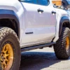 Cali Raised 2024+ Toyota Tacoma Trail Edition Rock Sliders - Double Cab Long Bed/No Kick Out/Raw -Esptruck Shop dc18f652b028abca6360abde11f8a137