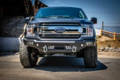 DV8 Offroad 2018+ Ford F-150 Front Bumper W/ Light Holes -Esptruck Shop dc850904ea0449c78fd08bcb408ecfc2