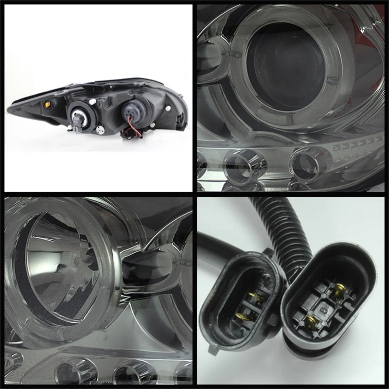 Spyder Scion TC 08-10 Projector Headlights LED Halo -Replaceable LEDs Smke PRO-YD-TTC08-HL-SM 6 Spyder Scion TC 08-10 Projector Headlights LED Halo -Replaceable LEDs Smke PRO-YD-TTC08-HL-SM - Image 4