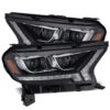 AlphaRex 2019+ Ford Ranger PRO-Series Proj Headlights Plank Style Black W/Seq Signal/DRL -Esptruck Shop dea82e054590a04c521027967b776584