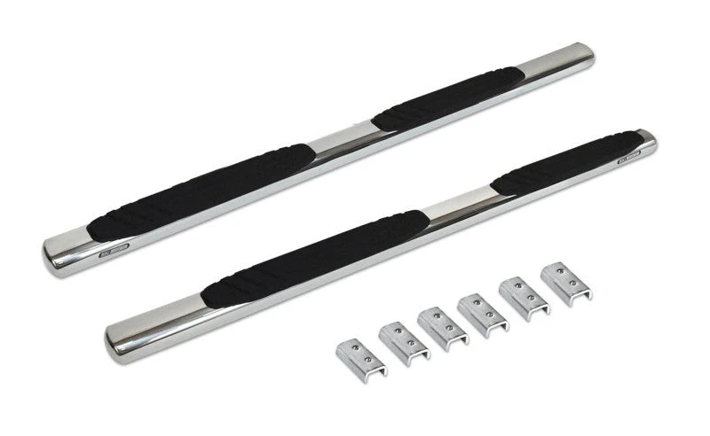 Go Rhino 4in OE Xtreme SideSteps - Stainless Steel - 80in 6 Go Rhino 4in OE Xtreme SideSteps - Stainless Steel - 80in - Image 4