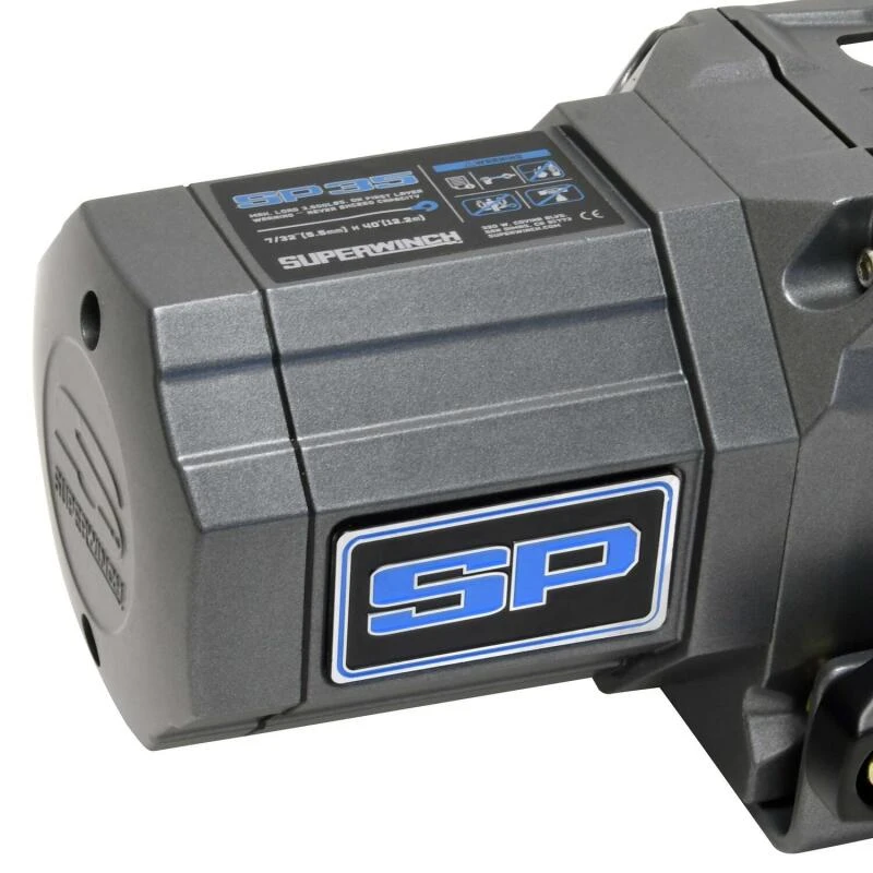 Superwinch 3500 LBS 12V DC 7/32in X 40ft Synthetic Rope Hawse Fairlead SP 35SR Winch 9 Superwinch 3500 LBS 12V DC 7/32in X 40ft Synthetic Rope Hawse Fairlead SP 35SR Winch - Image 7