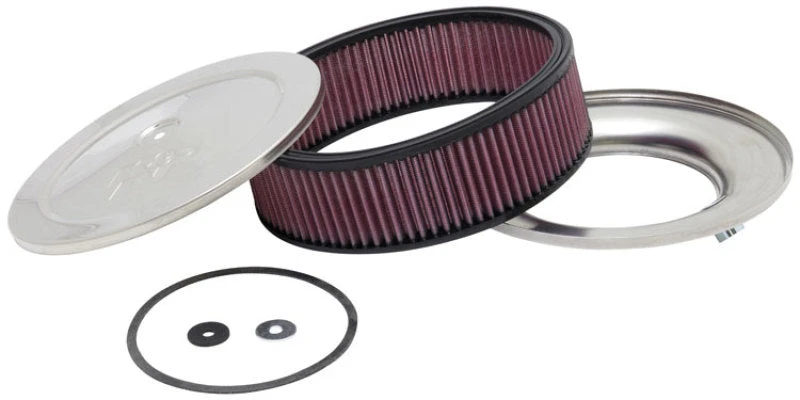 K&N Custom Round Filter 5-1/8in FLG / 9in OD X 4-1/8in HW/VENT 4 K&N Custom Round Filter 5-1/8in FLG / 9in OD X 4-1/8in HW/VENT - Image 2