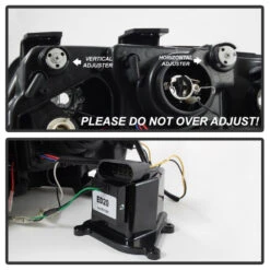 Spyder Audi A6 02-04 Projector Headlights Halogen Model Only - DRL Black PRO-YD-ADA601-DRL-BK -Esptruck Shop e2a5e9e3a990325600eeb91f83594d88