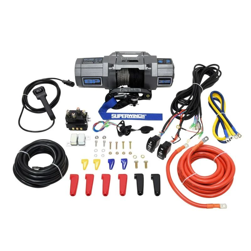Superwinch 3500 LBS 12V DC 7/32in X 40ft Synthetic Rope Hawse Fairlead SP 35SR Winch 10 Superwinch 3500 LBS 12V DC 7/32in X 40ft Synthetic Rope Hawse Fairlead SP 35SR Winch - Image 8