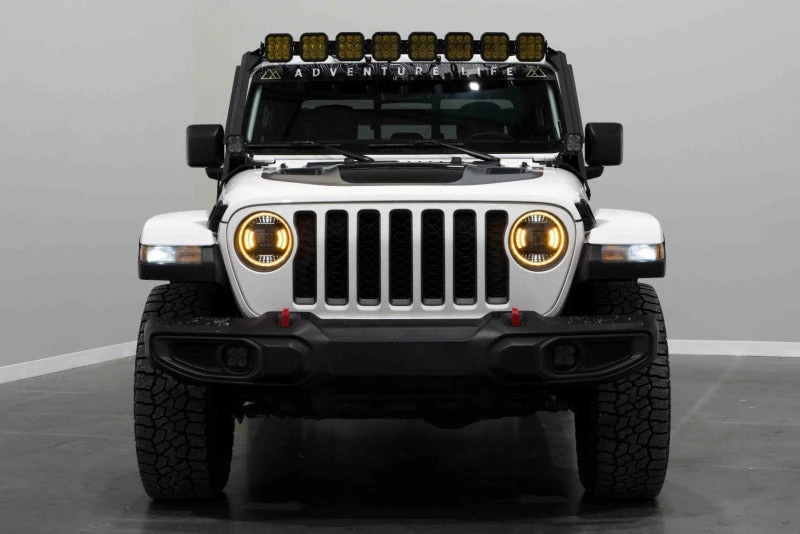 Diode Dynamics Jeep JL SS5 Sport CrossLink Windshield - White Combo Lightbar Kit 9 Diode Dynamics Jeep JL SS5 Sport CrossLink Windshield - White Combo Lightbar Kit - Image 7
