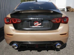 AFe 14-15 Infiniti Q50 V6 3.7L Takeda 2-1/2in 304 SS Cat-Back Exhaust System W/ Blue Flame Tips -Esptruck Shop e86b98c49bfecdff4ef9d380d26608c2L
