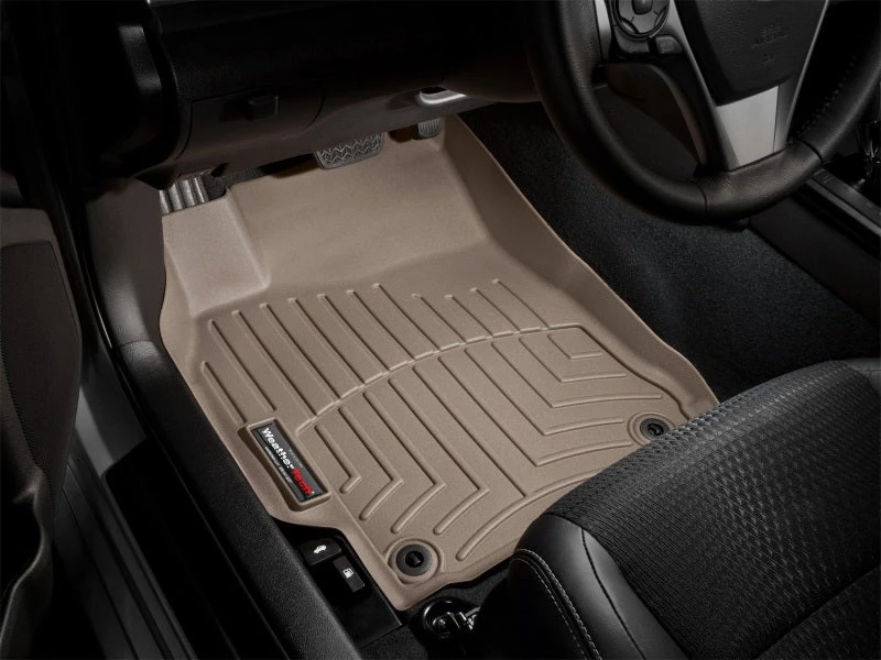 WeatherTech 2016+ BMW X1 Front FloorLiner - Tan 4 WeatherTech 2016+ BMW X1 Front FloorLiner - Tan - Image 2