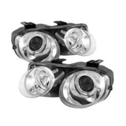 Spyder Acura Integra 98-01 Projector Headlights LED Halo -Chrome High H1 Low 9006 PRO-YD-AI98-HL-C -Esptruck Shop ec255b6ee8e6155fa0192cd4bf82844a