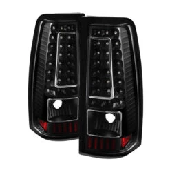 Spyder Xtune Chevy Silverado 1500/2500/3500 99-02 Version 2 LED Tail Lights Black ALT-ON-CS99-G2-LED-BK
