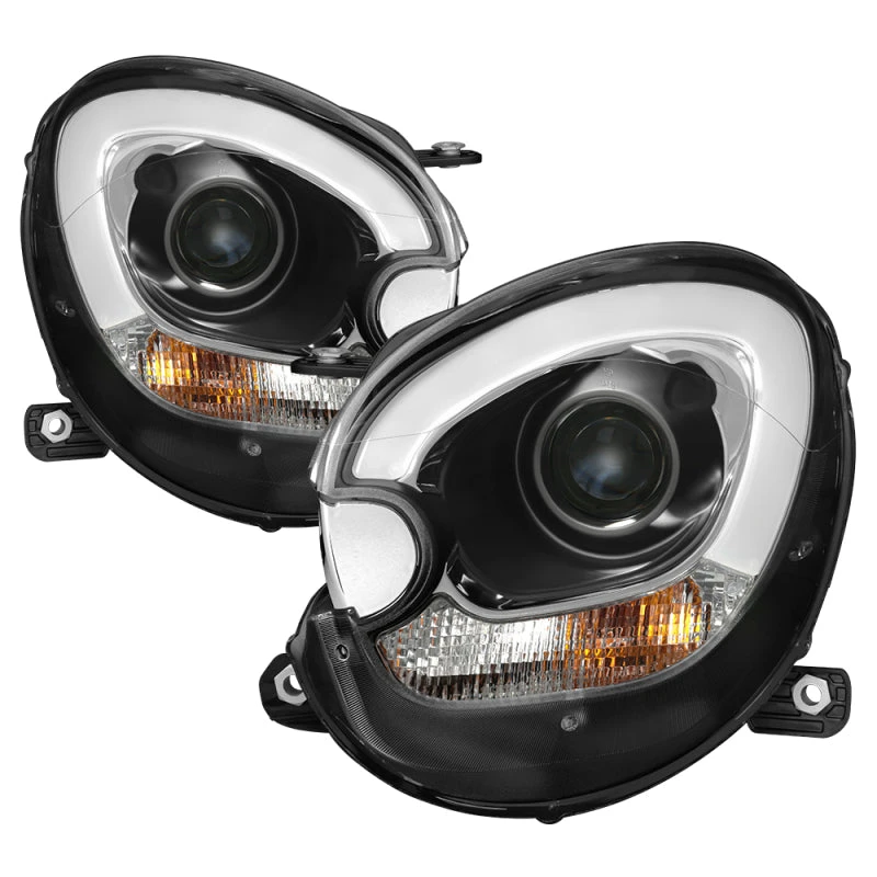 Spyder Mini Cooper Countryman 11-15 Headlights - Halogen Model Only - Black PRO-YD-MCO11-DRL-BK 4 Spyder Mini Cooper Countryman 11-15 Headlights - Halogen Model Only - Black PRO-YD-MCO11-DRL-BK - Image 2