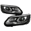 Spyder VW Tiguan 12-17 LED/DRL Projector Headlights Chrome PRO-JH-VWT12-LED-C 2 Spyder VW Tiguan 12-17 LED/DRL Projector Headlights Chrome PRO-JH-VWT12-LED-C -Esptruck Shop f2961d7f44fc51b4e502a3747d61c842